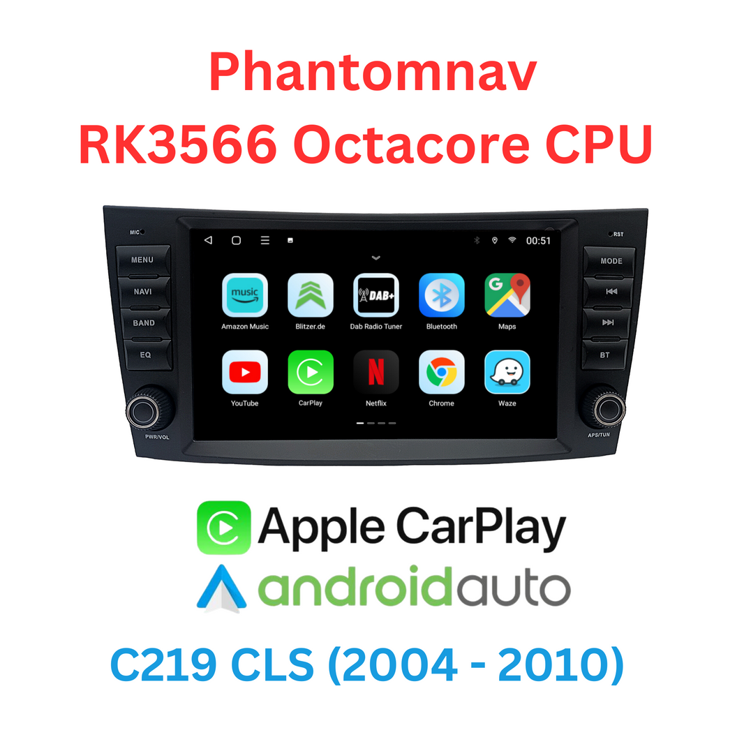 C219 CLS Klasse Phantomnav Android Multimedia Player, RK3566