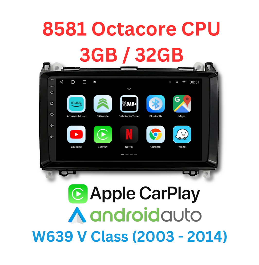 W639 V Klasse Vito Viano Phantomnav Android Multimedia Player, 3/32 TS18