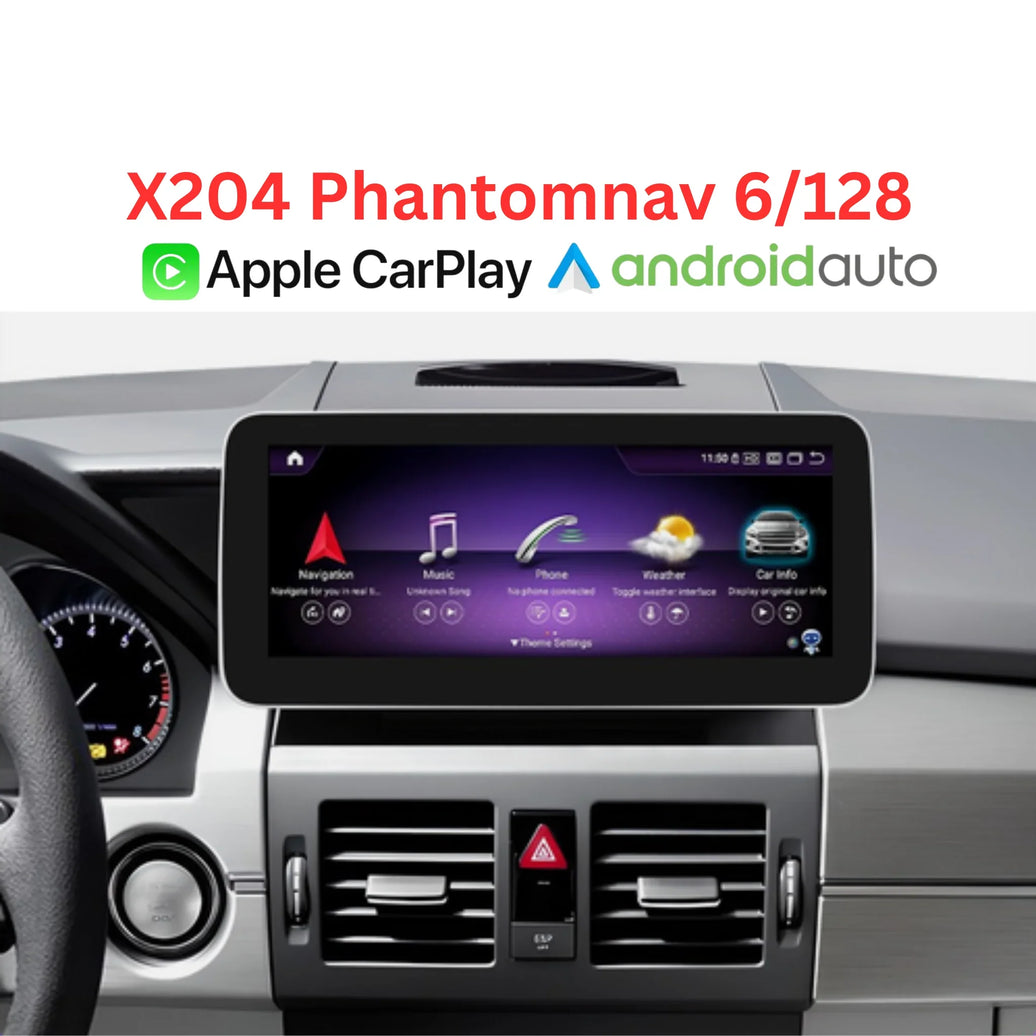 X204 GLK Klasse Phantomnav Android Screen, 8259L 6/128 10,25 NTG4.0 - Phantomnav