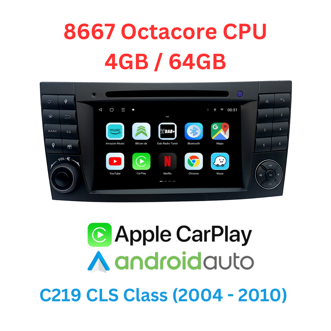 C219 CLS Klasse Phantomnav Android Multimedia Player, 4/64 8667 Original Style