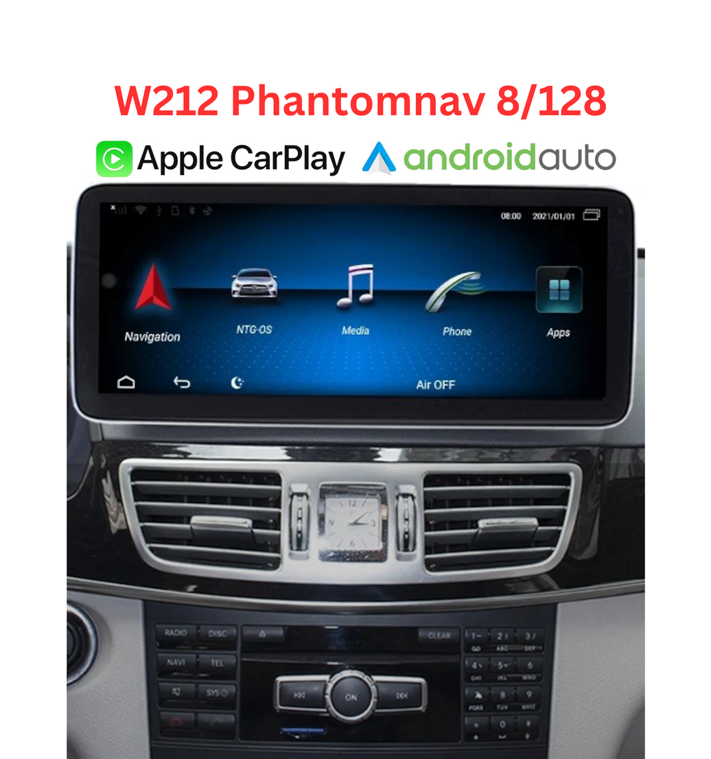 W212 E Klasse Phantomnav Android Multimedia Player, MTK8581 8/128 10,25