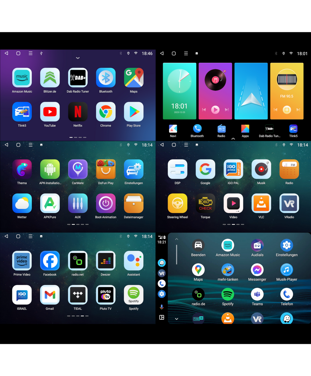 W164, X164 M + GL Klasse Phantomnav Android Multimedia Player, RK3566