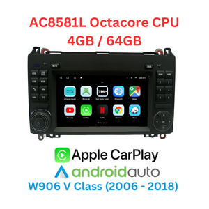 W906 V Klasse Vito Viano Phantomnav Android Multimedia Player, AC8581L 4/64 TS18 Original Style
