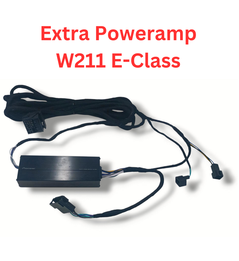 Mercedes W211 Extrapoweramp, Pioneer GM-D1004 Auto 4-Kanal Endstufe Verstärker
