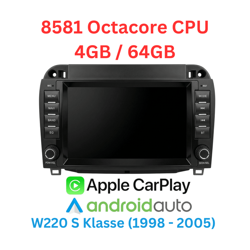 Für Mercedes S-Klasse W220 – Exklusiv Car-Hifi Komplett-Umbau (Inkl. Montage & Hardware)