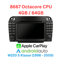 Für Mercedes S-Klasse W220 – Exklusiv Car-Hifi Komplett-Umbau (Inkl. Montage & Hardware)