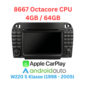 Für Mercedes S-Klasse W220 – Exklusiv Car-Hifi Komplett-Umbau (Inkl. Montage & Hardware)