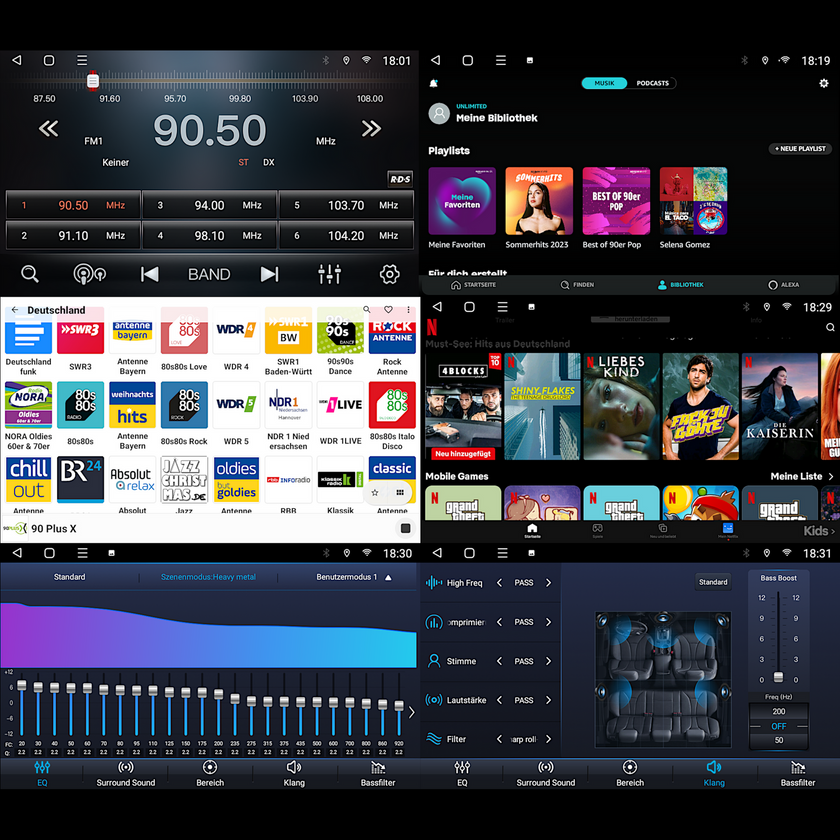 W209 CLK Klasse Mopf Phantomnav Android Multimedia Player, 4/64 RK3655