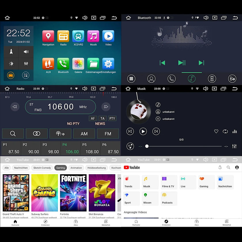W251 R Klasse Phantomnav Android Radio, 4/64 Originalstyle